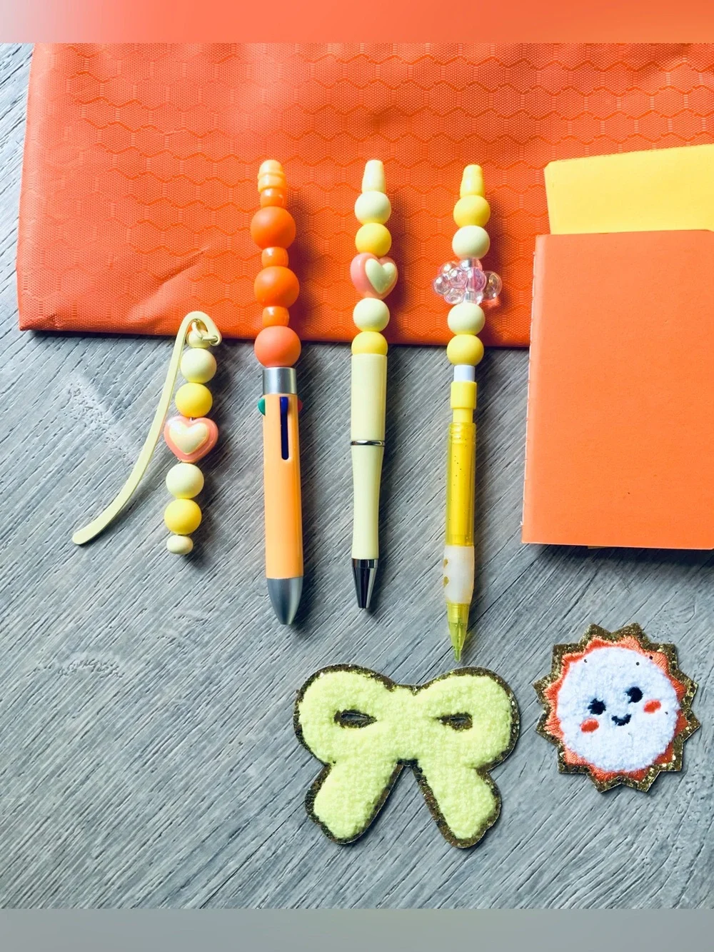 NEW📚 Homemade Crafted Stationery Set - Pencil Case, Pens & Notepads